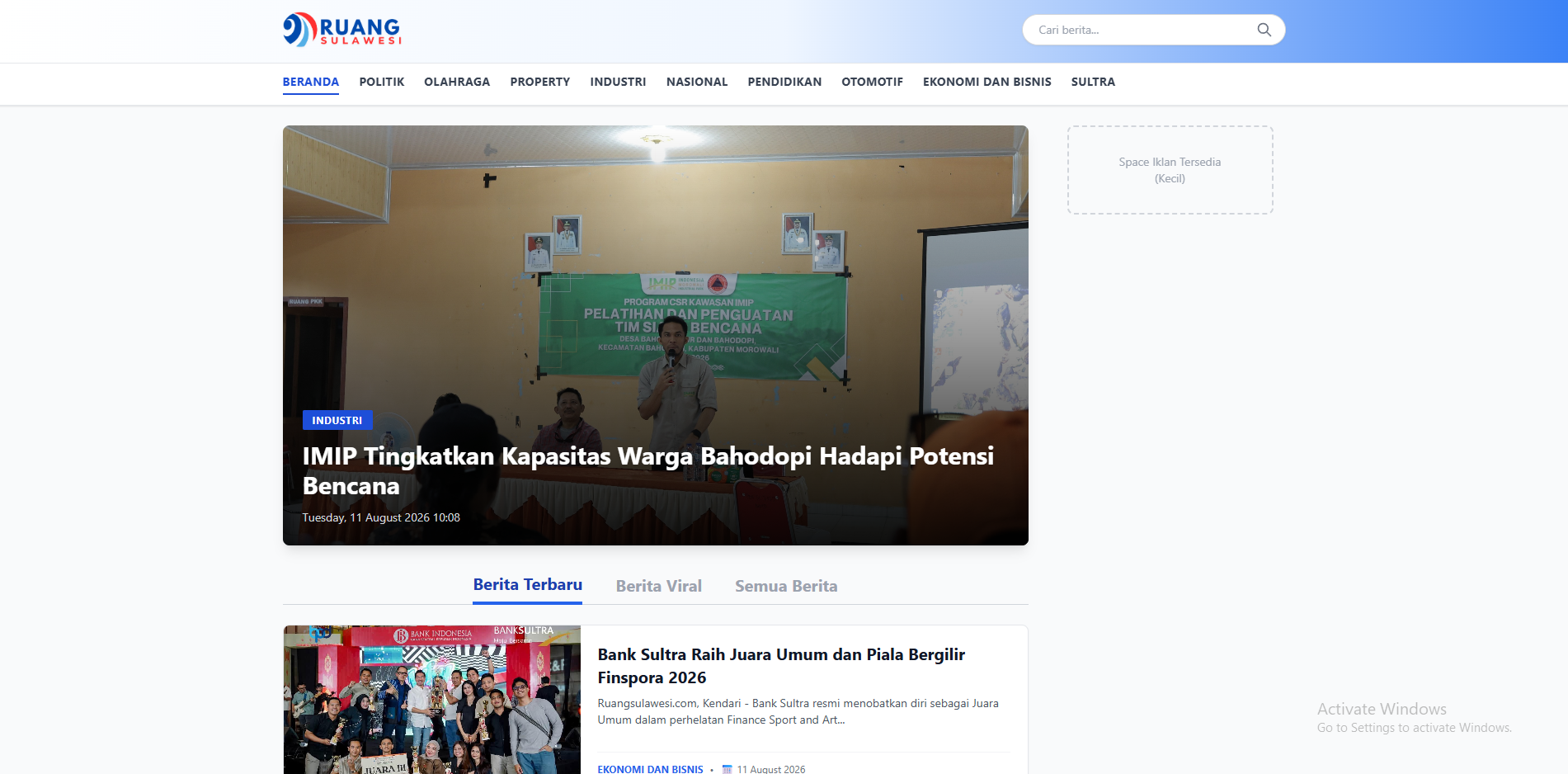 Website Pemberitaan