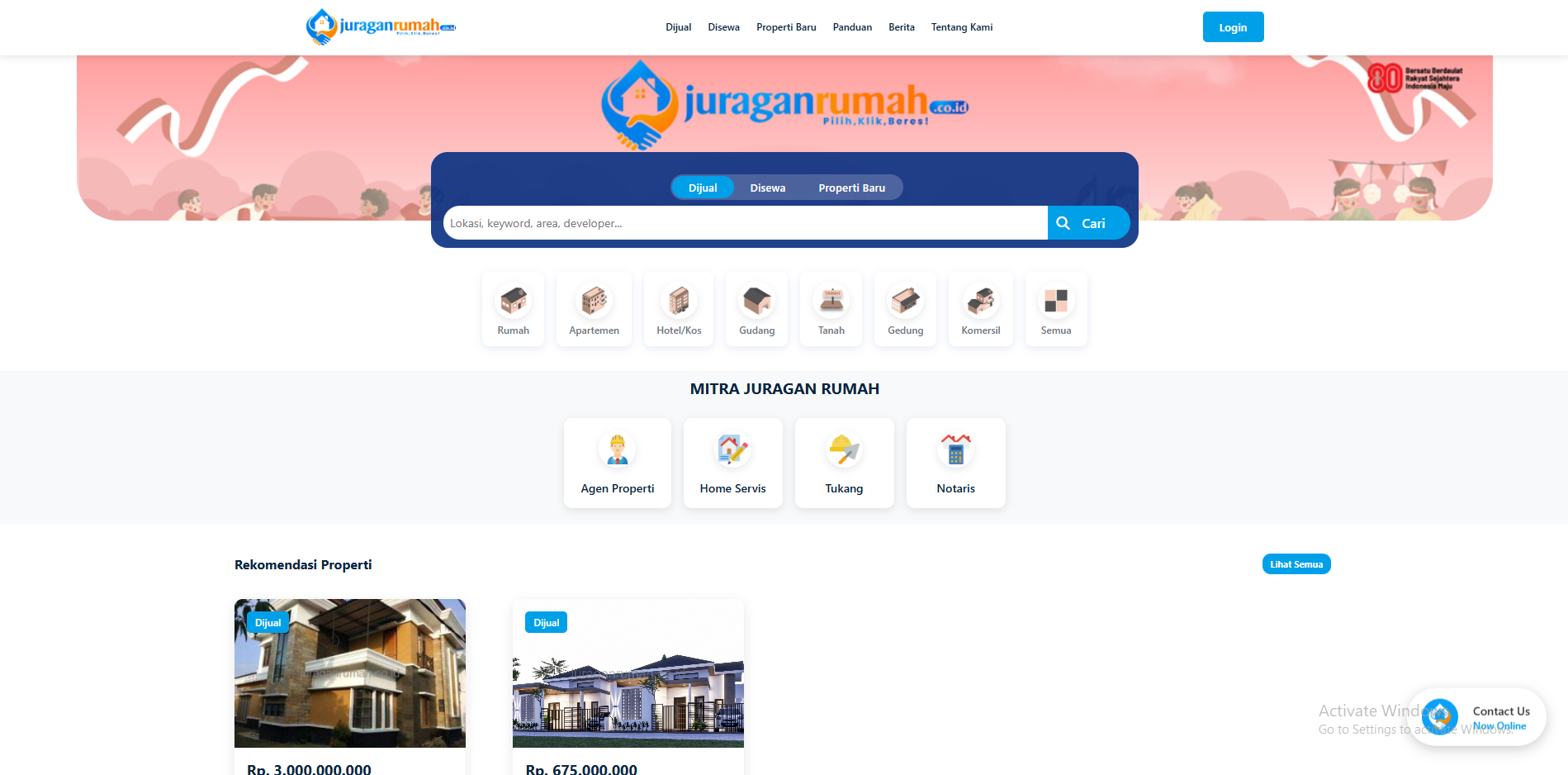 Website Penjualan Properti